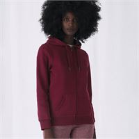 FELPA DONNA QUEEN ZIPPED HOOD 280 g/m²